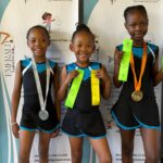 Emerald Gymnastics Club gymnasts with their medals